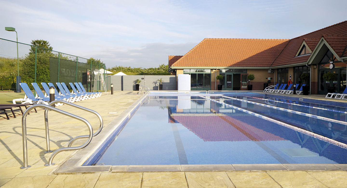 david lloyd with outdoor pool