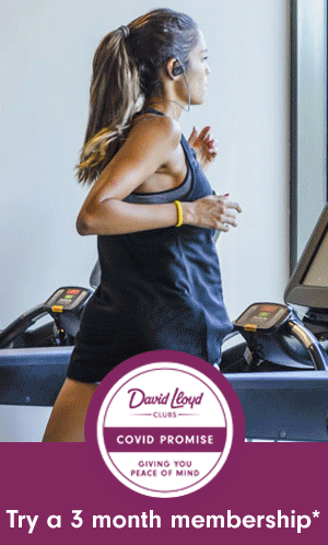 Moving image of facilities at David Lloyd Clubs with Covid promise