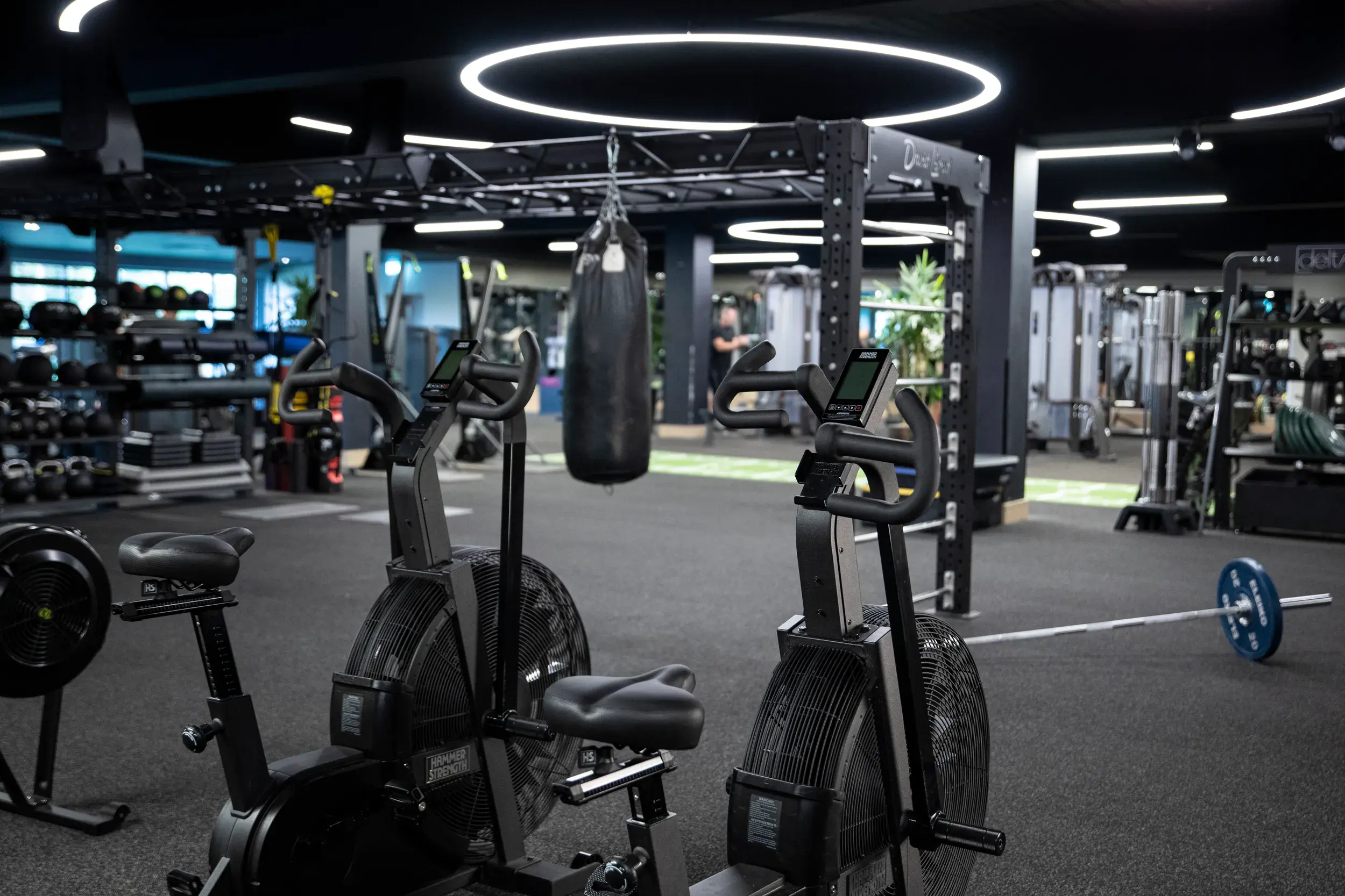 The gym at David Lloyd Raynes Park