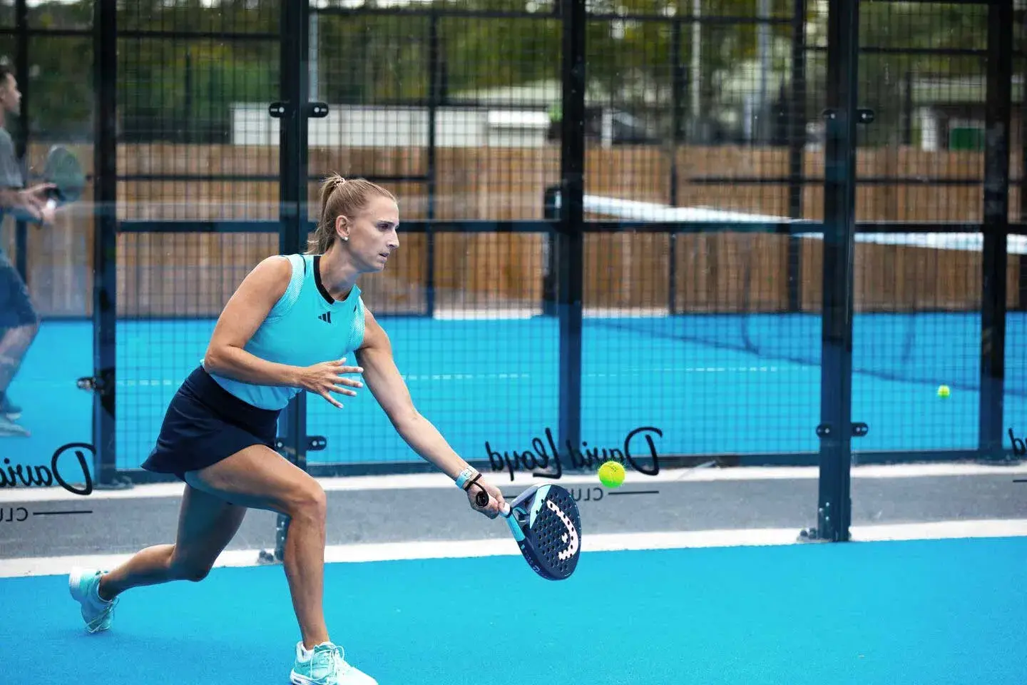 Woman playing Padel