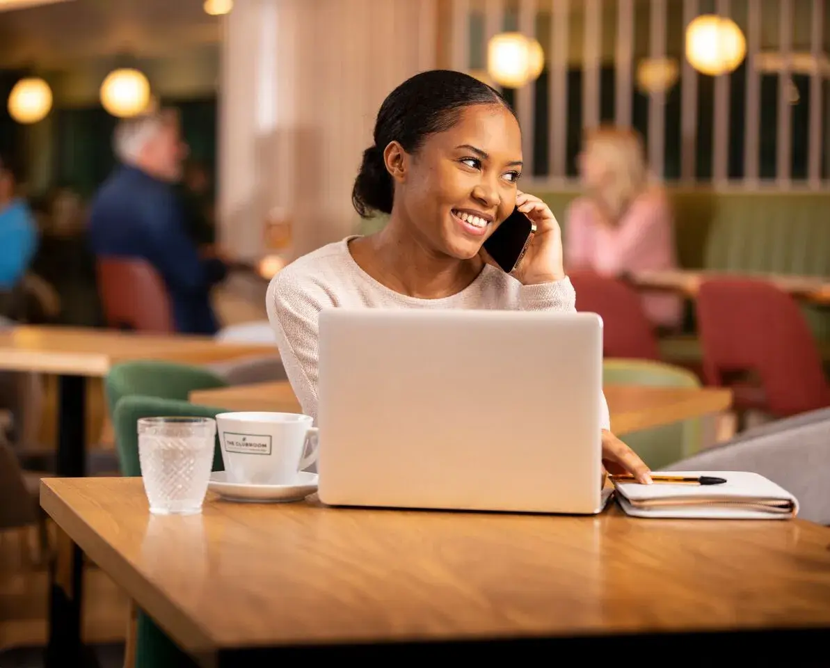 Woman working at David Lloyd Bristol Westbury