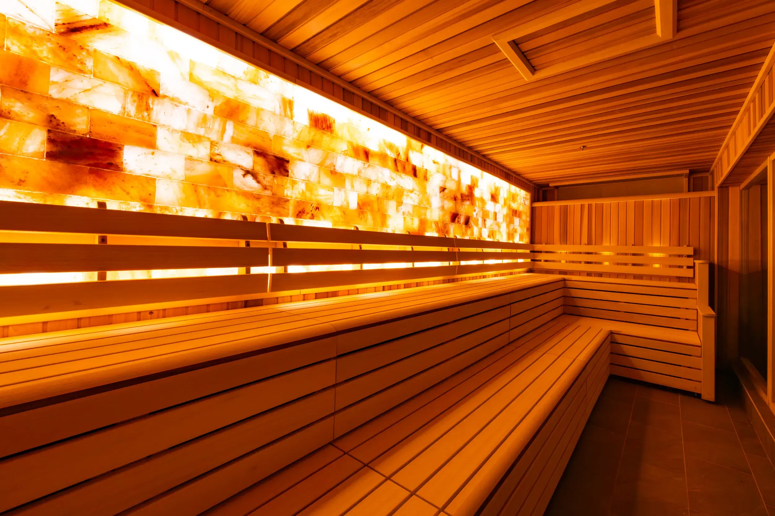The Himalayan salt sauna