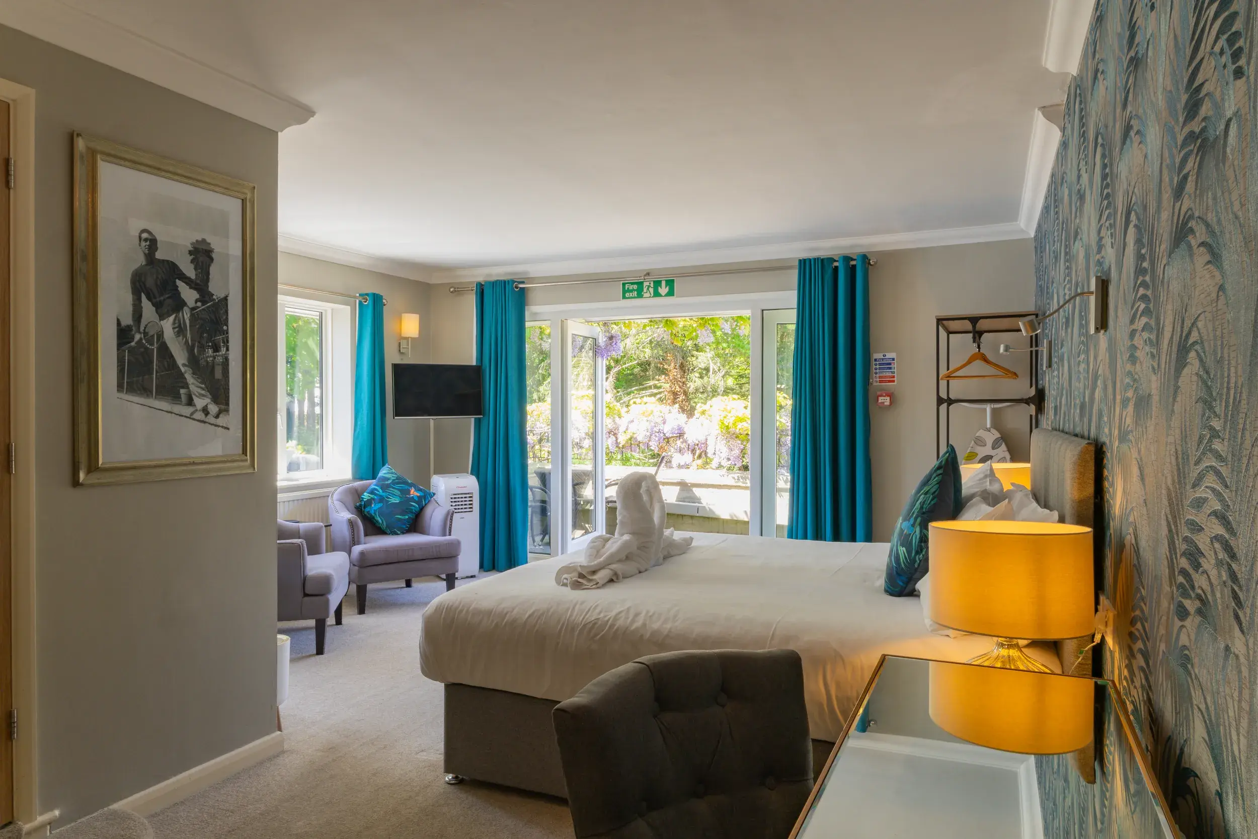 David Lloyd Wickwoods hotel room