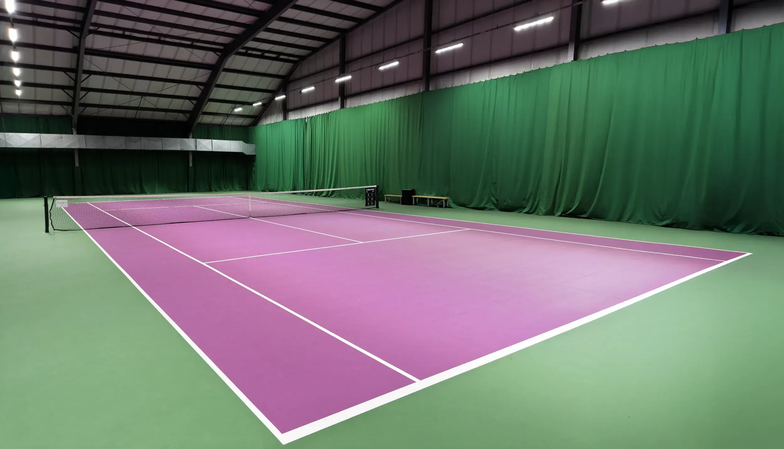 Indoor tennis courts