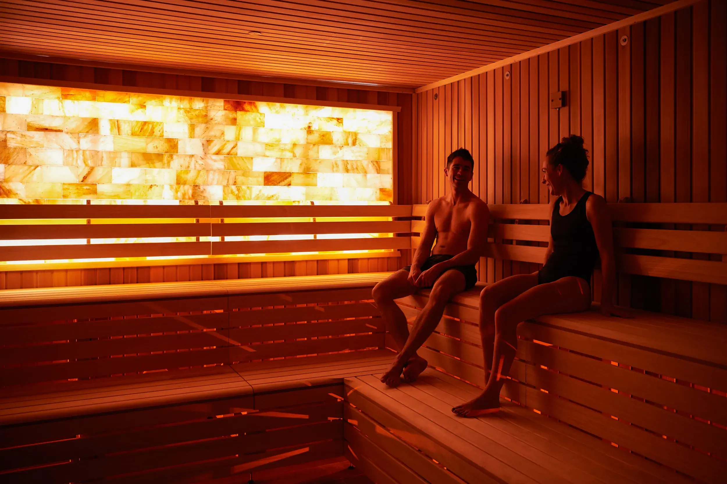 The Himalayan salt sauna