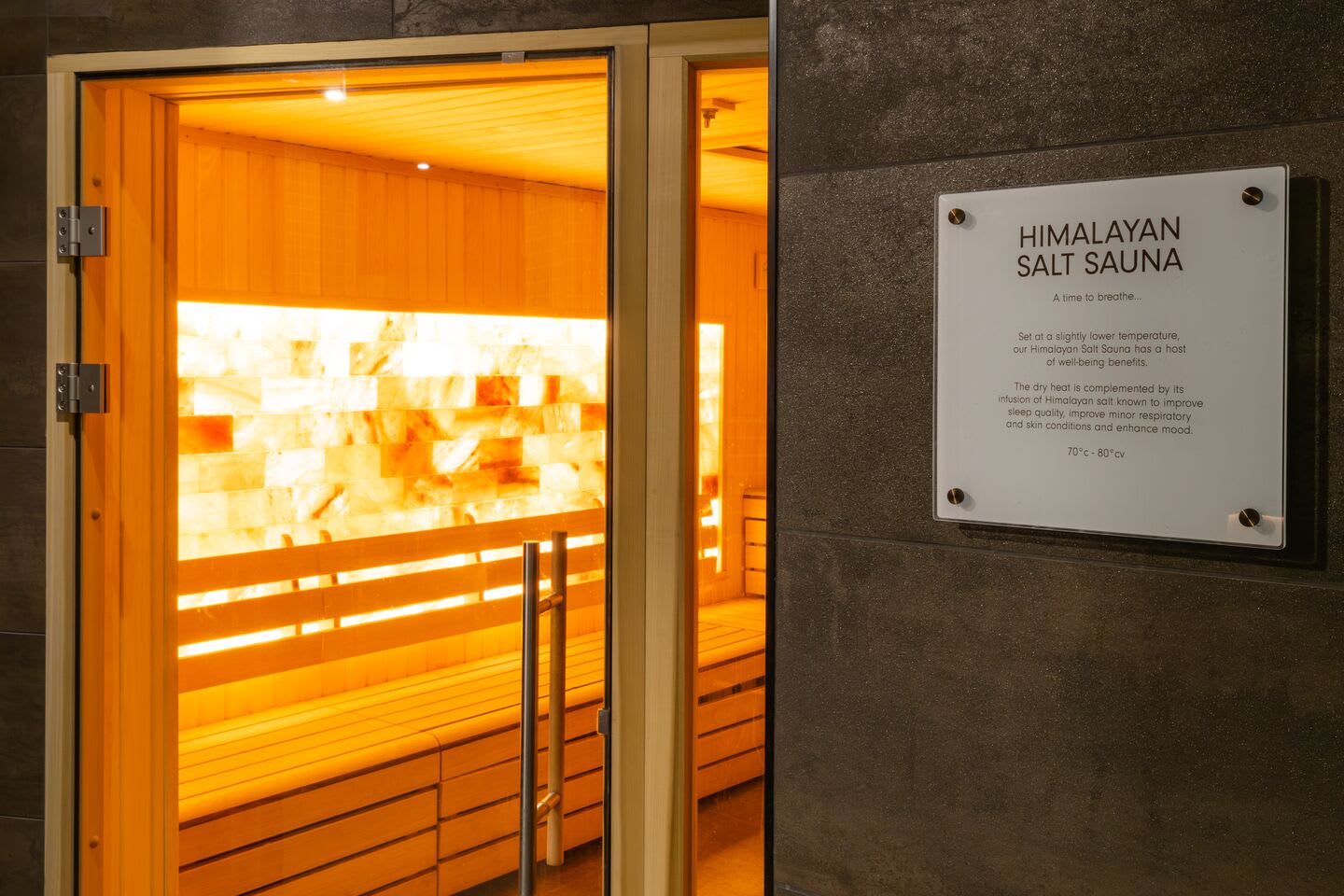 Himalayan salt sauna