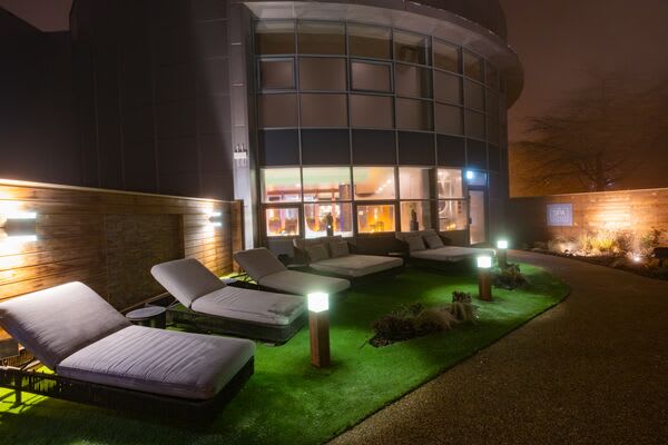 Loungers in the Spa Garden
