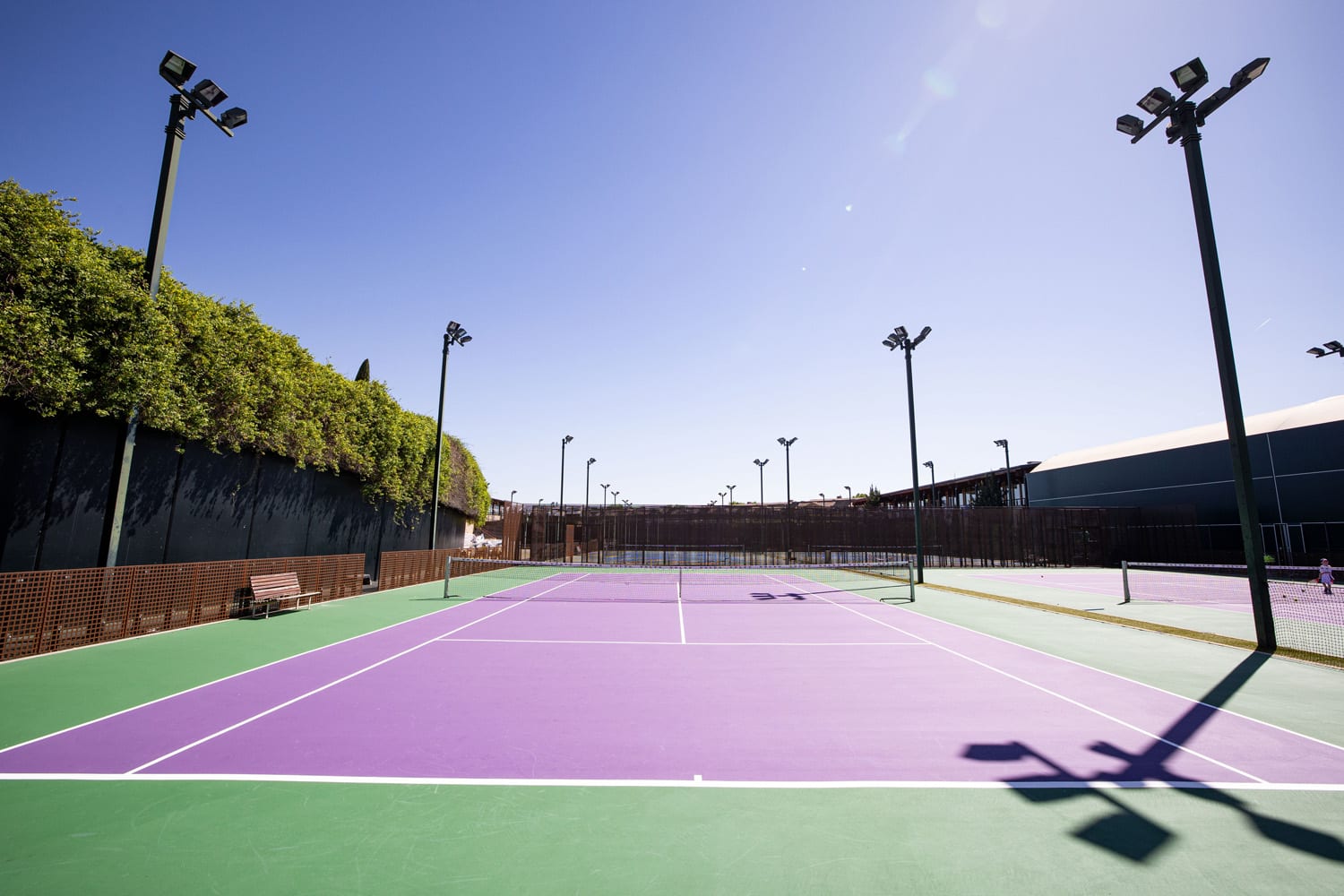 indoor tennis courts