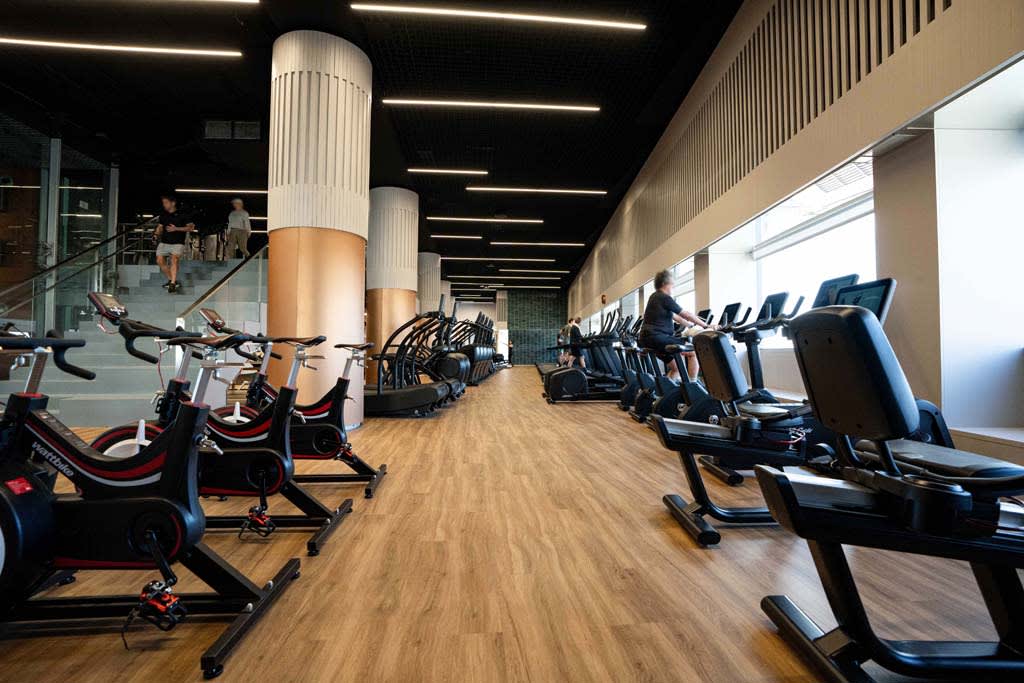 Equipment in the gym