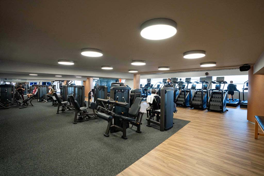 the gym floor at David Lloyd Serrano
