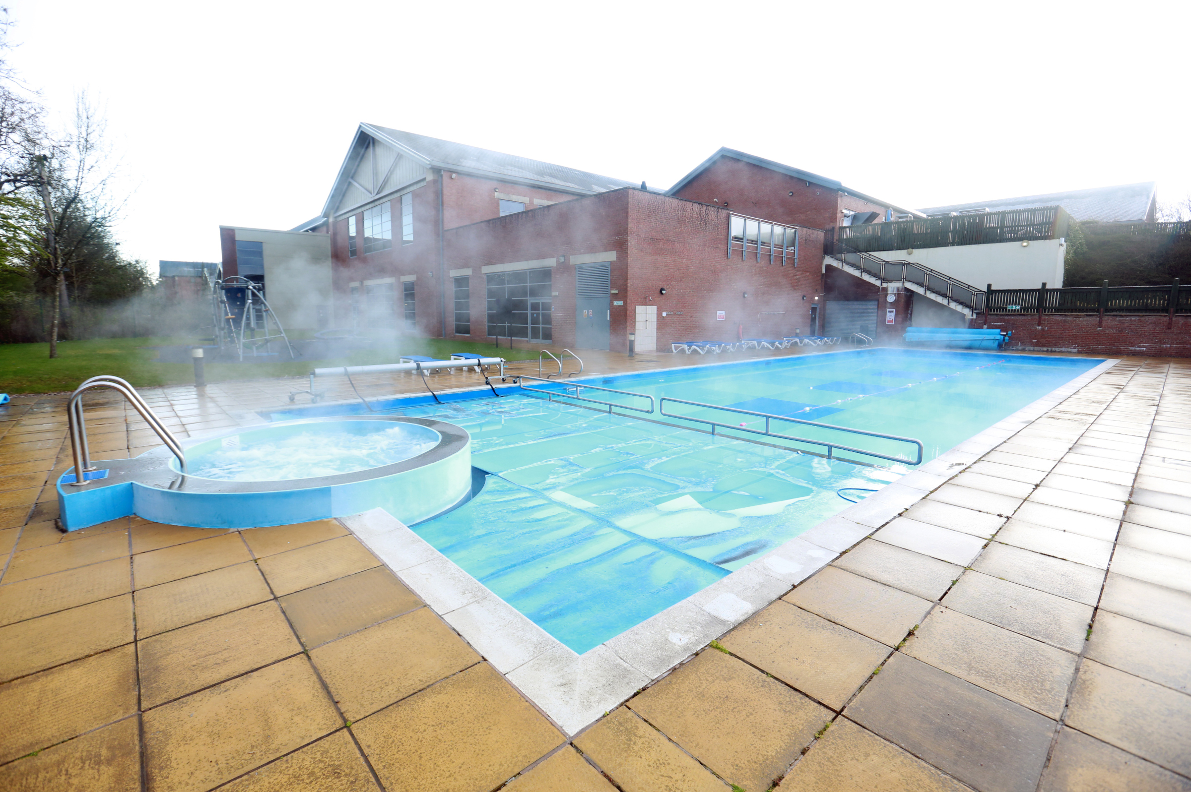 david lloyd with outdoor pool